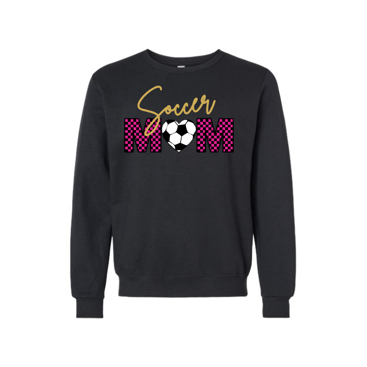 Checkered Soccer Mom Sweater