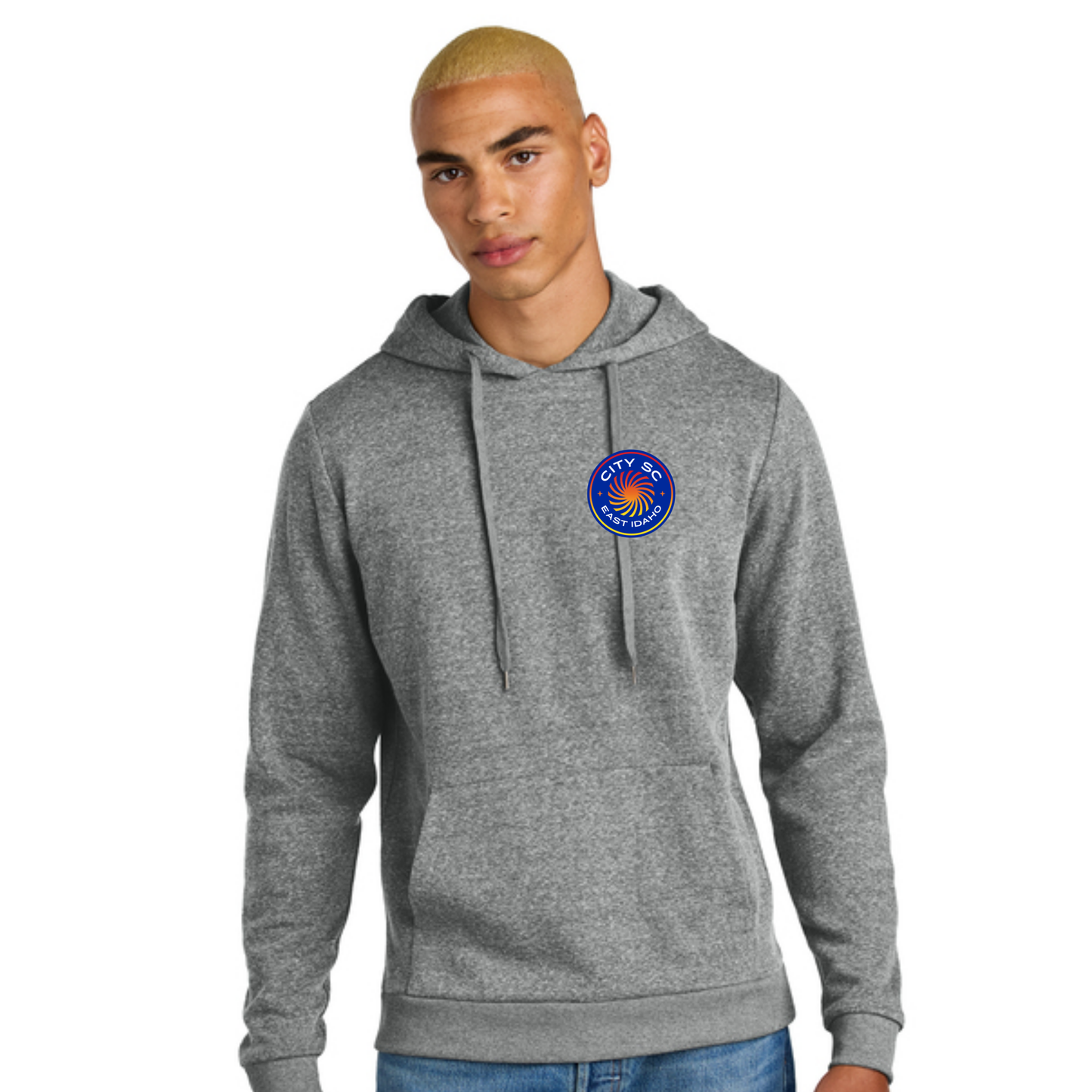City Small Logo Tri Blend Hoodie