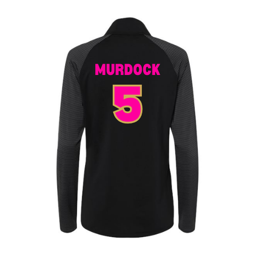 Adidas Player Women's Stripe Block Quarter-Zip Pullover