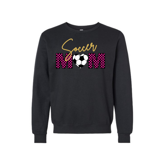 Checkered Soccer Mom Sweater